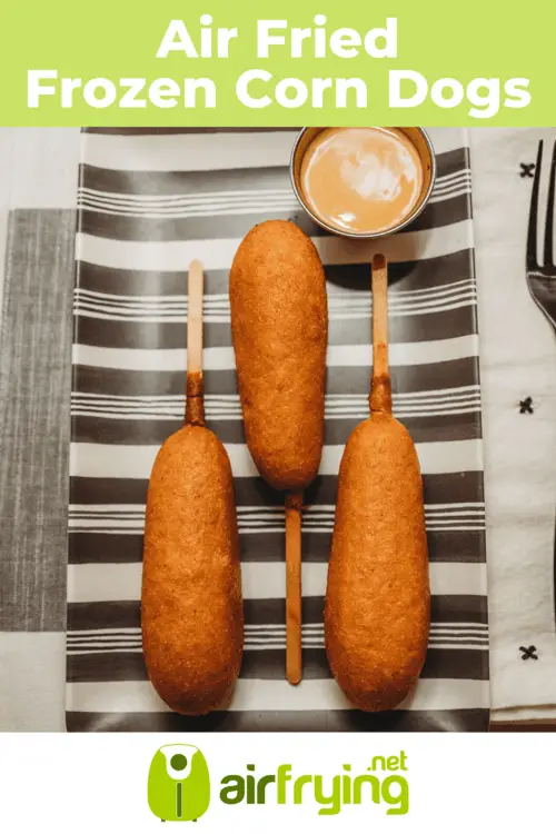 Corn dog in outlet air fryer oven