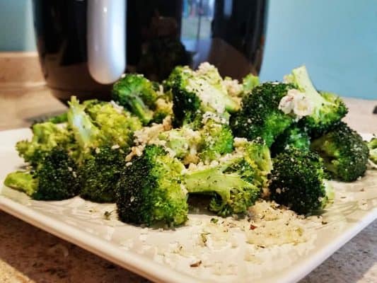 Broccoli parmesan planko crust recipe in air fryer