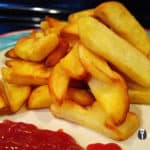 frozen french fries cooked in air fryer