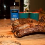 air fried beef ribs with dry rub