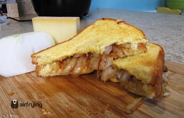 Onions Gruyere Grilled Cheese