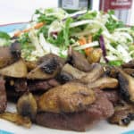 Air Fryer Steak & Mushroom