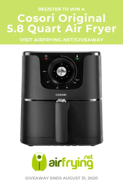Cosori original 5.8 qt giveaway Pinterest