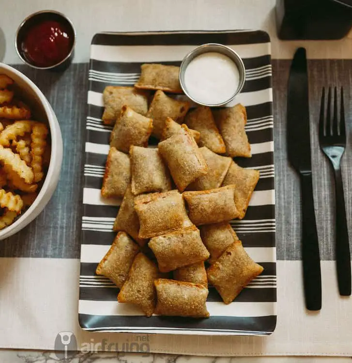 Pizza rolls in outlet air fryer