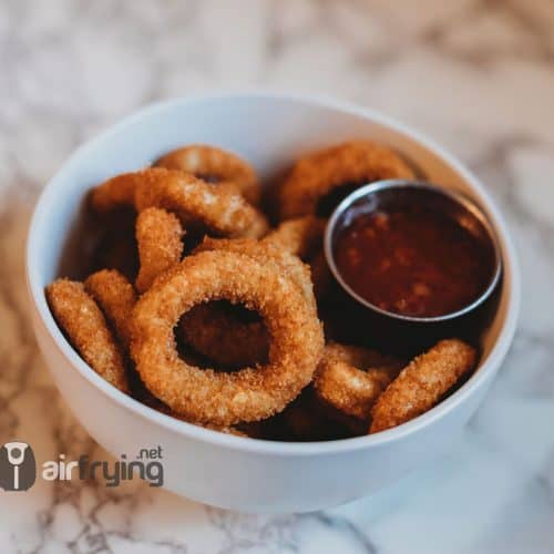 Frozen Onion Rings in Air Fryer - Whole Lotta Yum